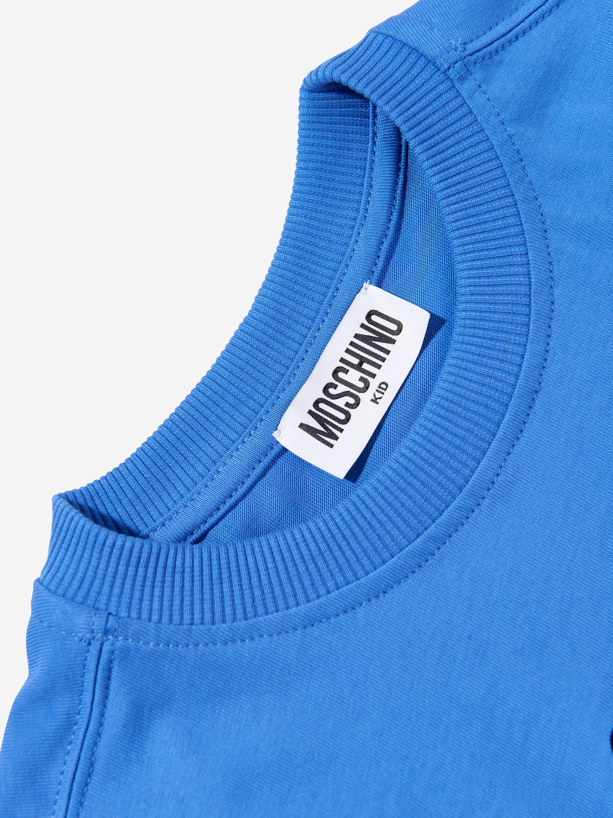 Moschino Kids Teddy Bear Logo T-Shirt in Blue