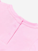 Moschino Baby Girls Teddy Heart T-Shirt in Pink