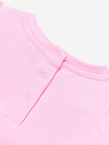 Moschino Baby Girls Teddy Heart T-Shirt in Pink