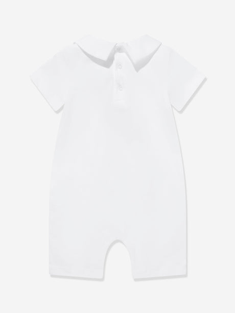 Moschino Baby Teddy Bear Romper in White