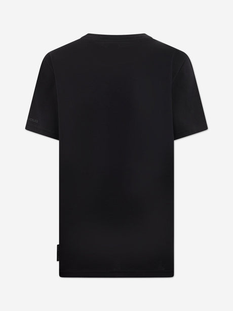 Moose Knuckles Kids Chamblee Leaf T-Shirt in Black