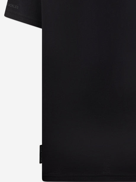 Moose Knuckles Kids Chamblee Leaf T-Shirt in Black