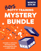 NEW 5 Pack Reusable Potty Training Pants with Cross-Stitch