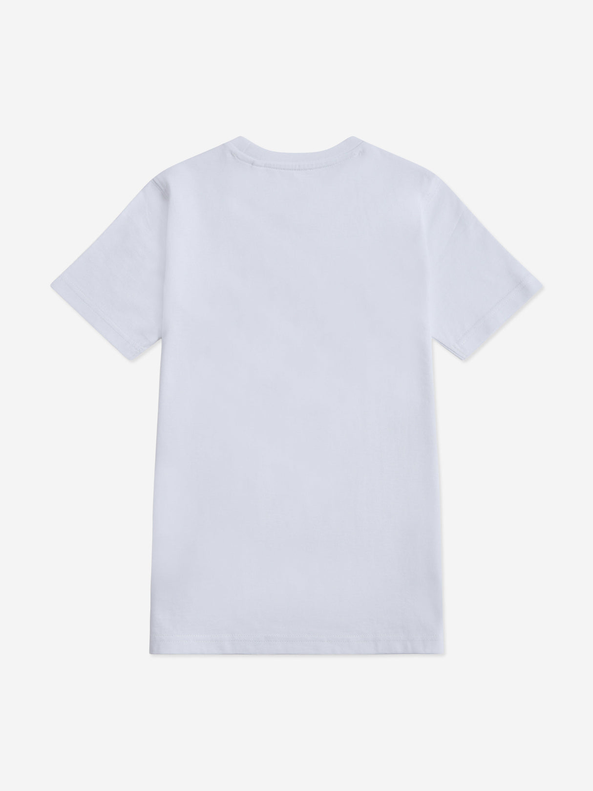 New Balance Boys Jersey Stacked Logo T-Shirt in White