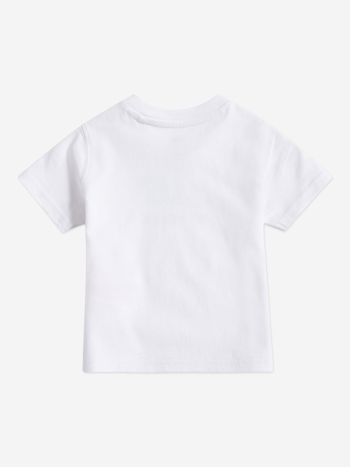 New Balance Boys Jersey Stacked Logo T-Shirt in White
