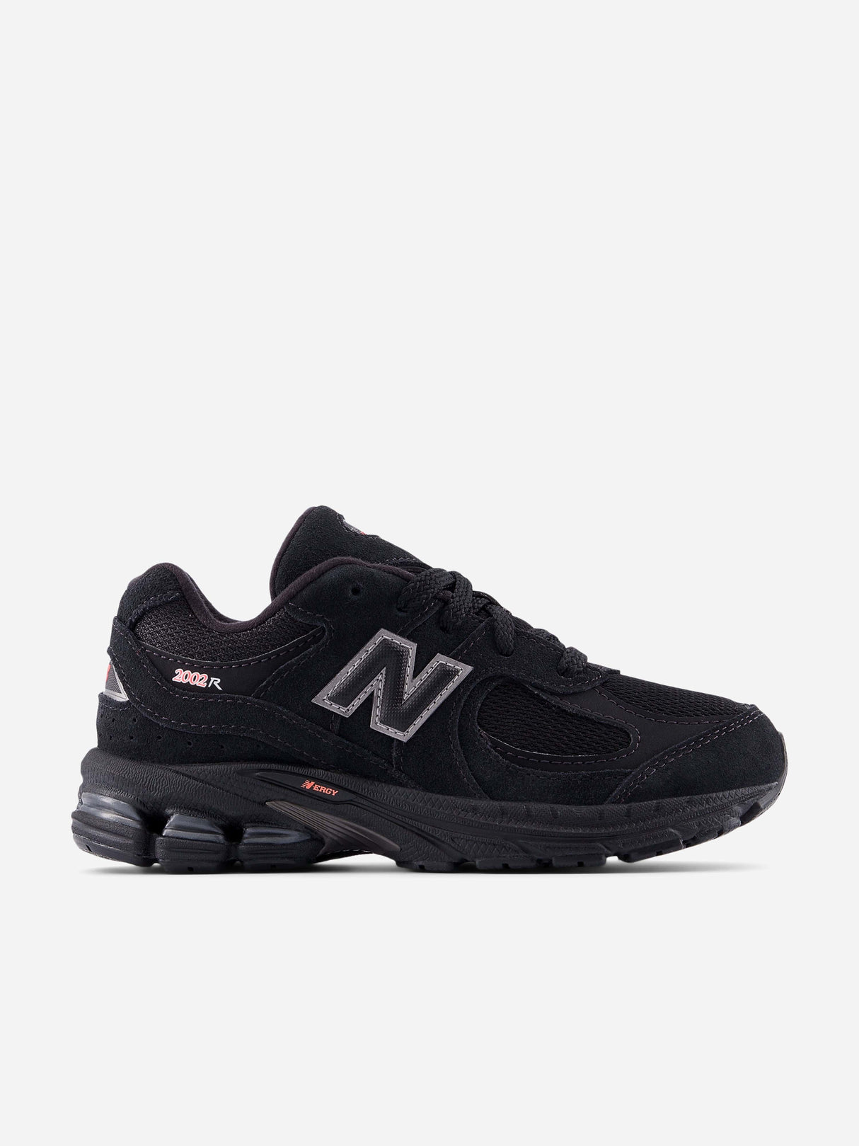 New Balance Kids 2002 Hook and Loop Trainers in Black