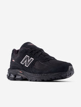New Balance Kids 2002 Hook and Loop Trainers in Black