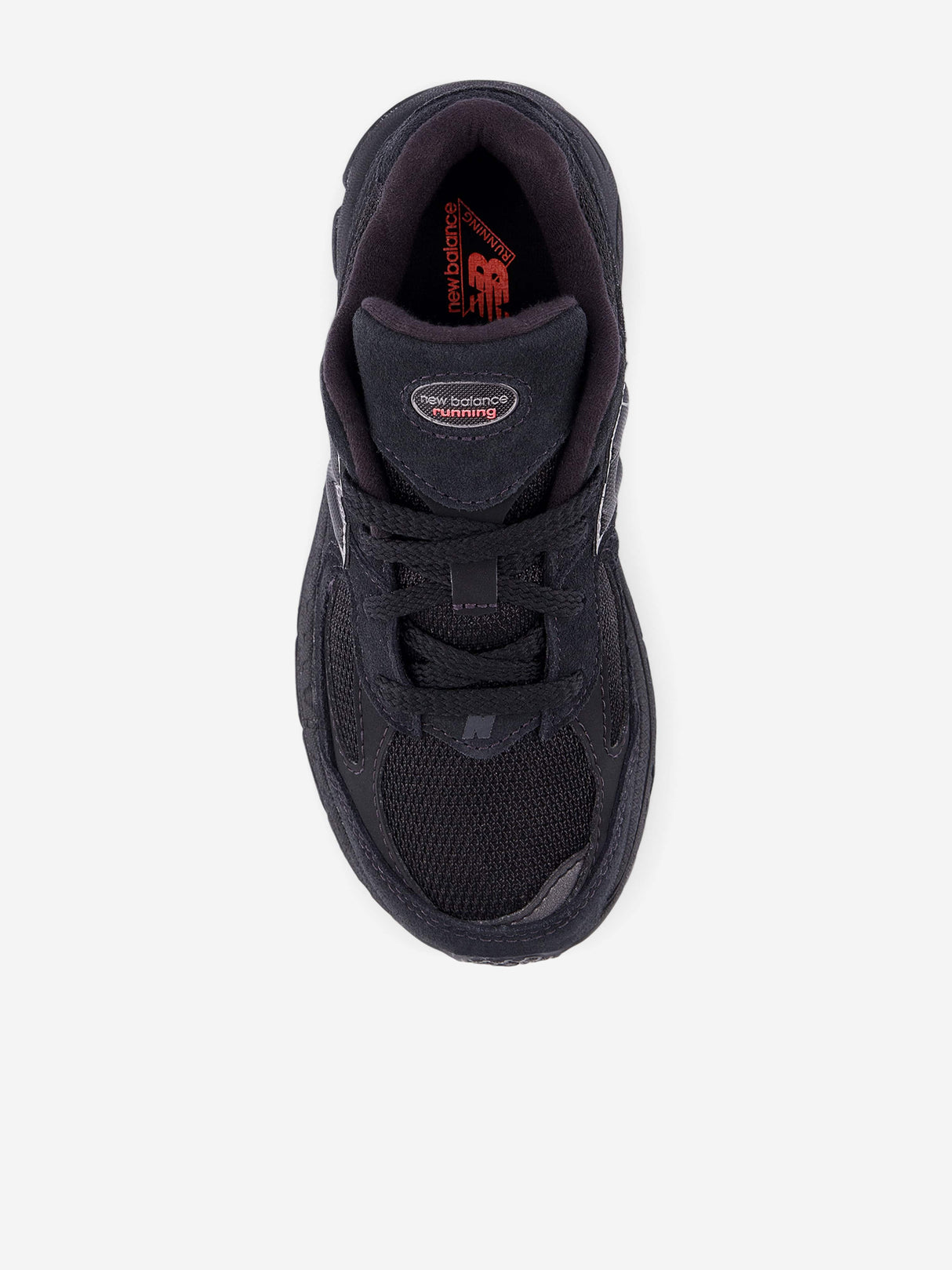 New Balance Kids 2002 Hook and Loop Trainers in Black