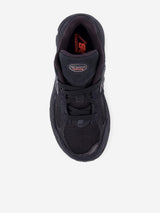 New Balance Kids 2002 Hook and Loop Trainers in Black