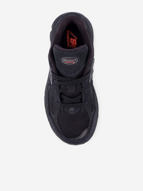 New Balance Kids 2002 Hook and Loop Trainers in Black