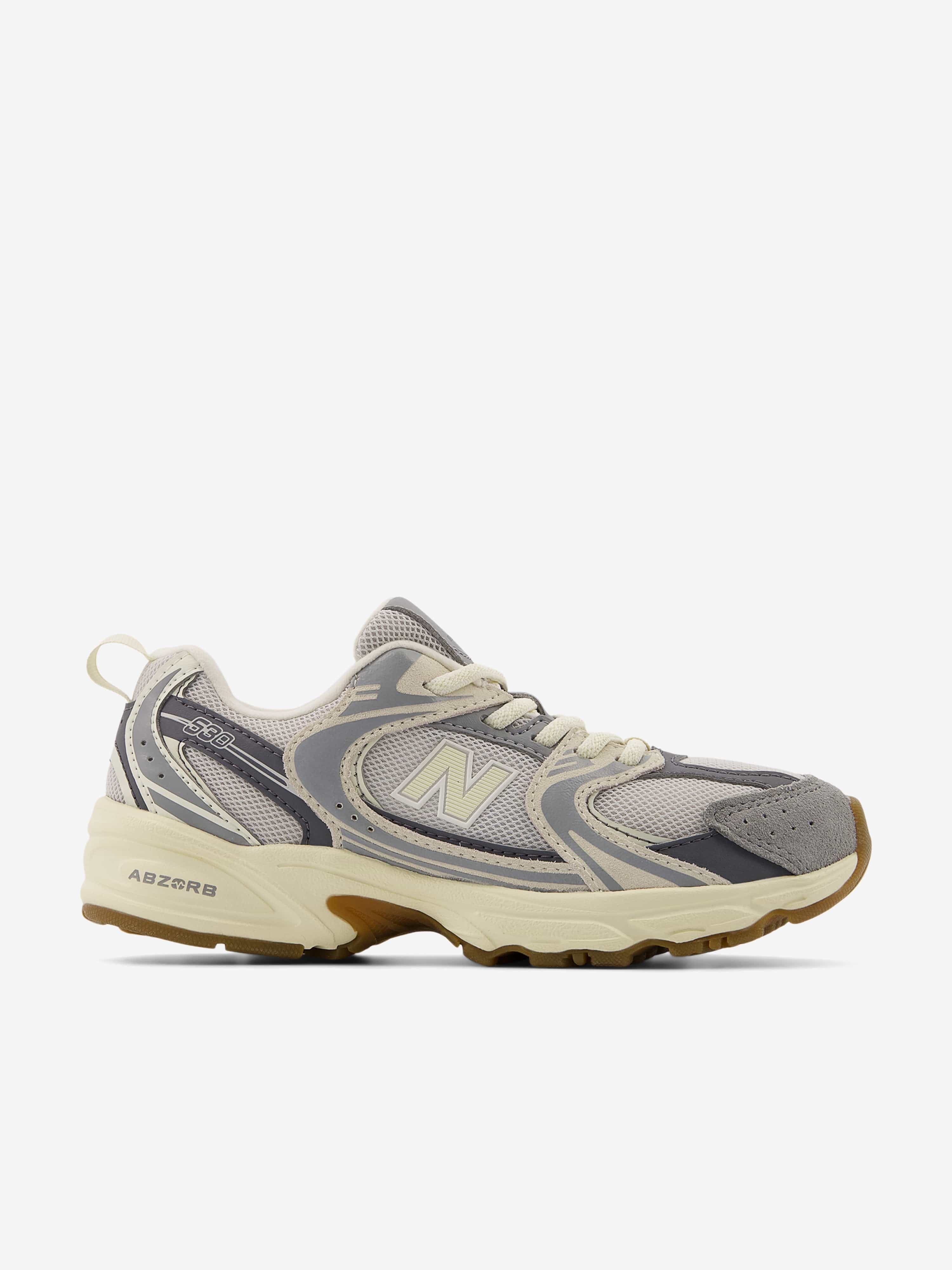 New Balance Kids 530 Bungee Lace Trainers in Grey – Samuel Johnston