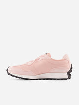 New Balance Girls 327 Bungee Lace Logo Trainers in Pink