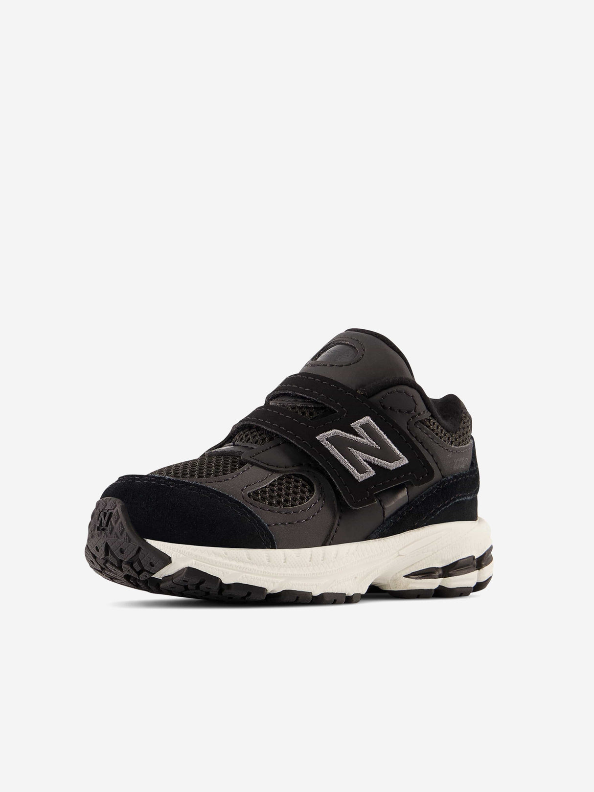 New Balance Kids 2002 Velcro Trainers in Black