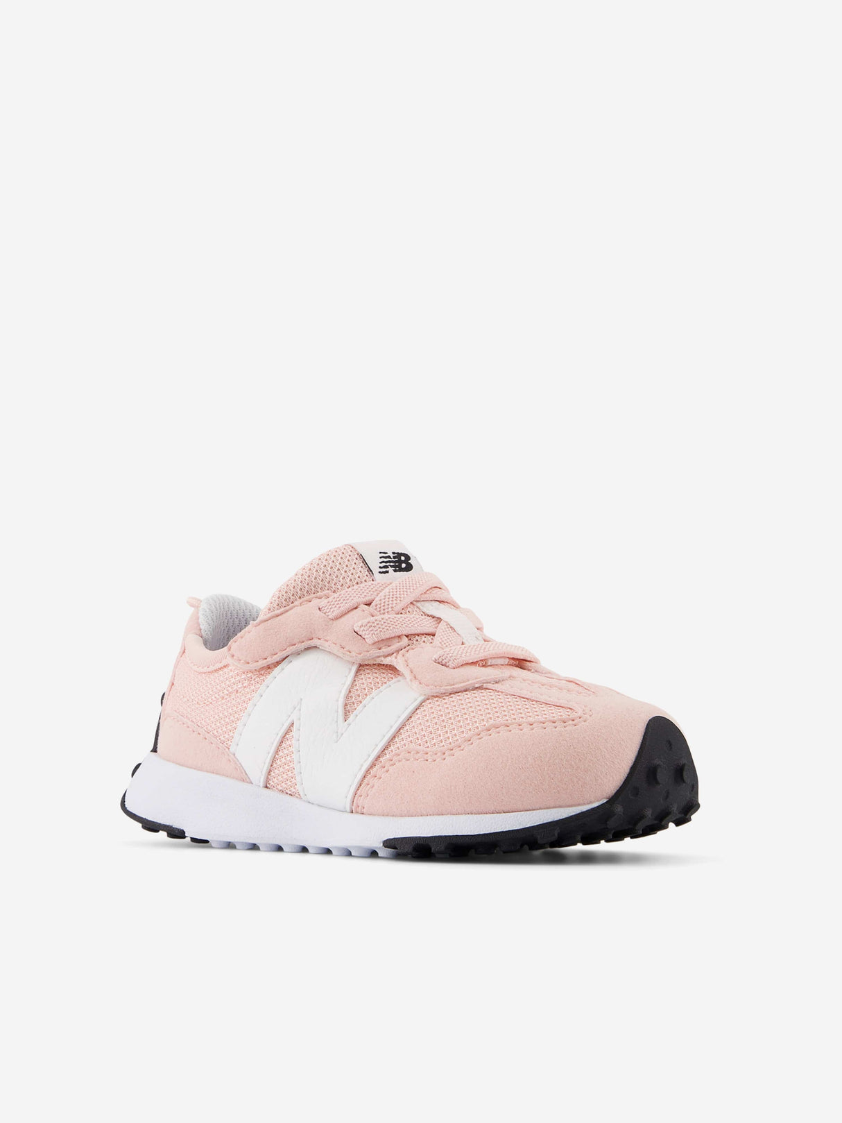 New Balance Girls 327 Velcro Trainers in Pink