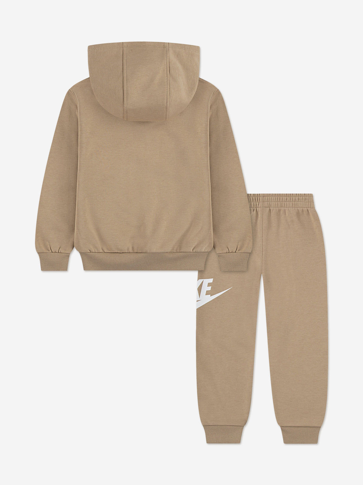 Nike Kids Club Fleece Tracksuit in Beige