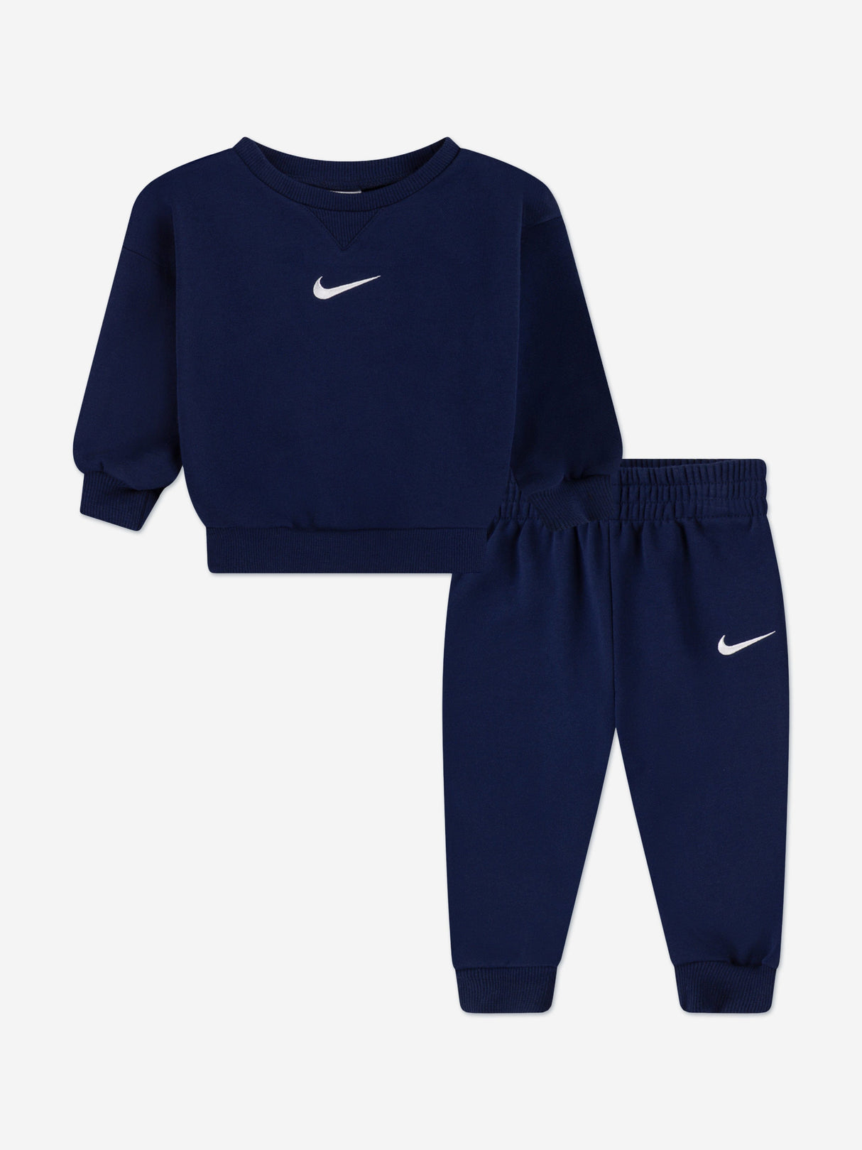 Nike Kids Essential Fleece Tracksuit in Navy
