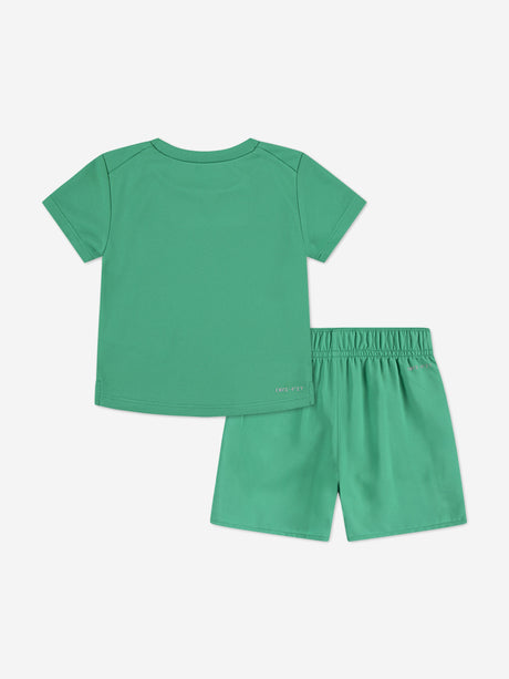 Nike Boys Miller Challenge DF Short Set in Green