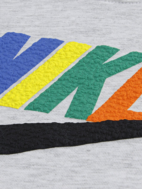 Nike Kids Club Family Knit T-Shirt in Grey