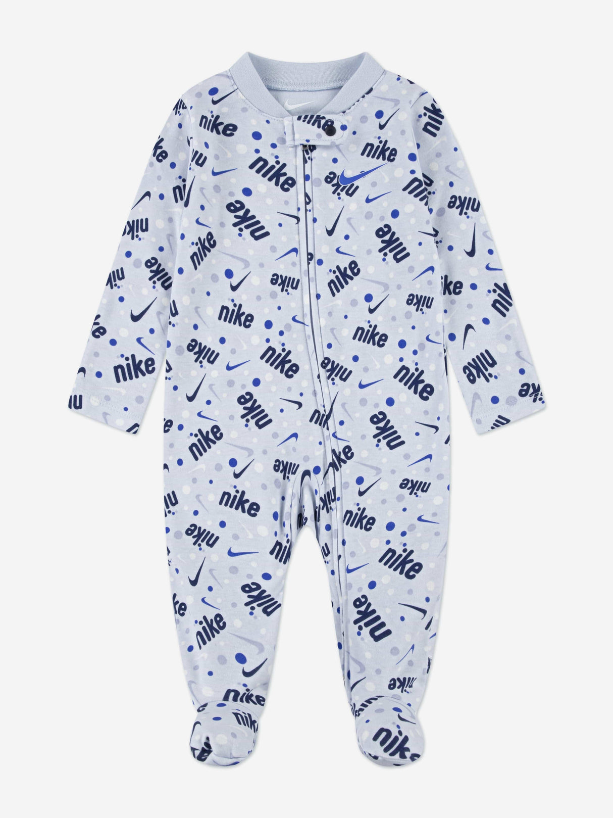 Nike Baby Boys Play For All AOP Babygrow in Blue
