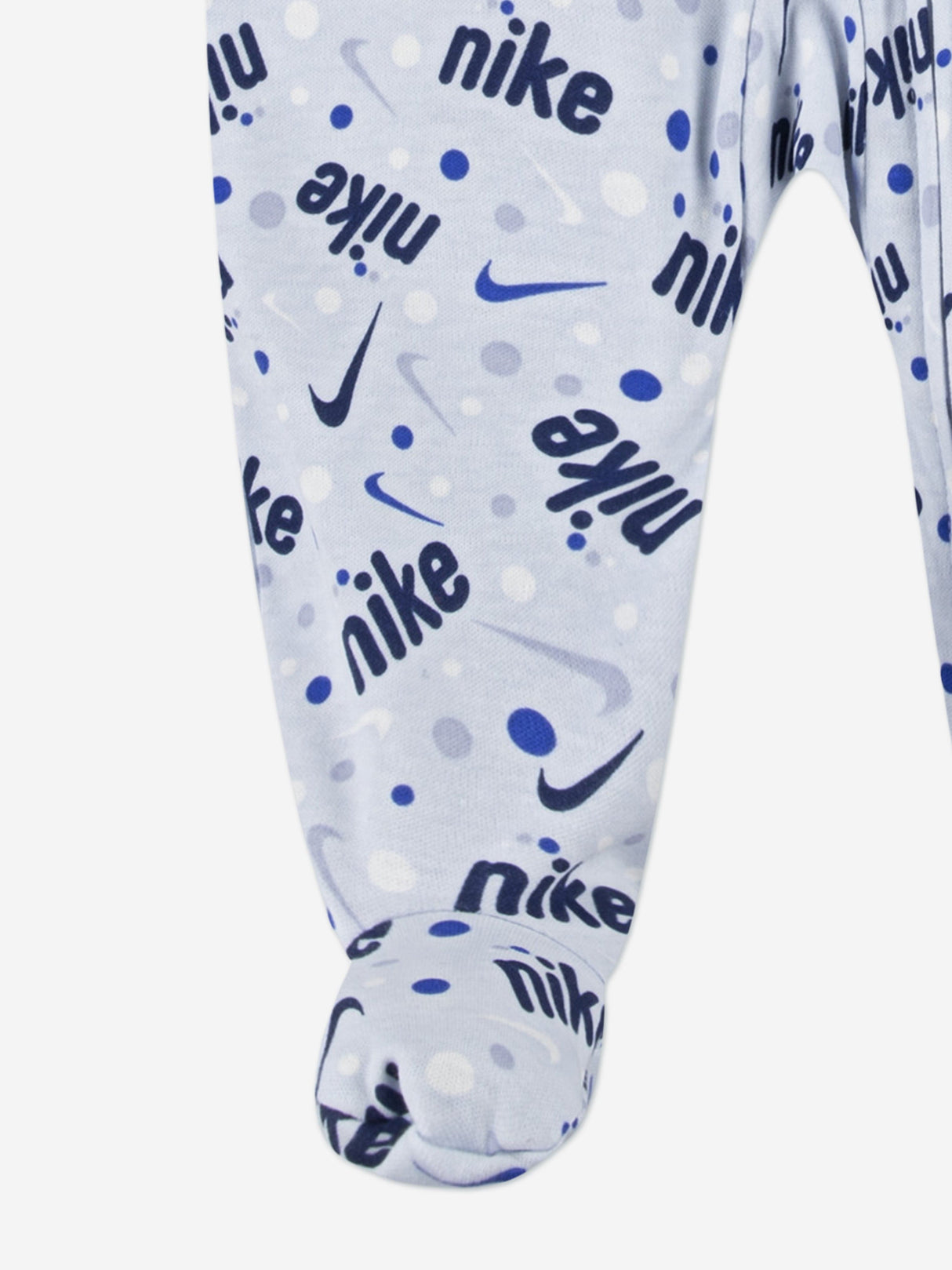 Nike Baby Boys Play For All AOP Babygrow in Blue