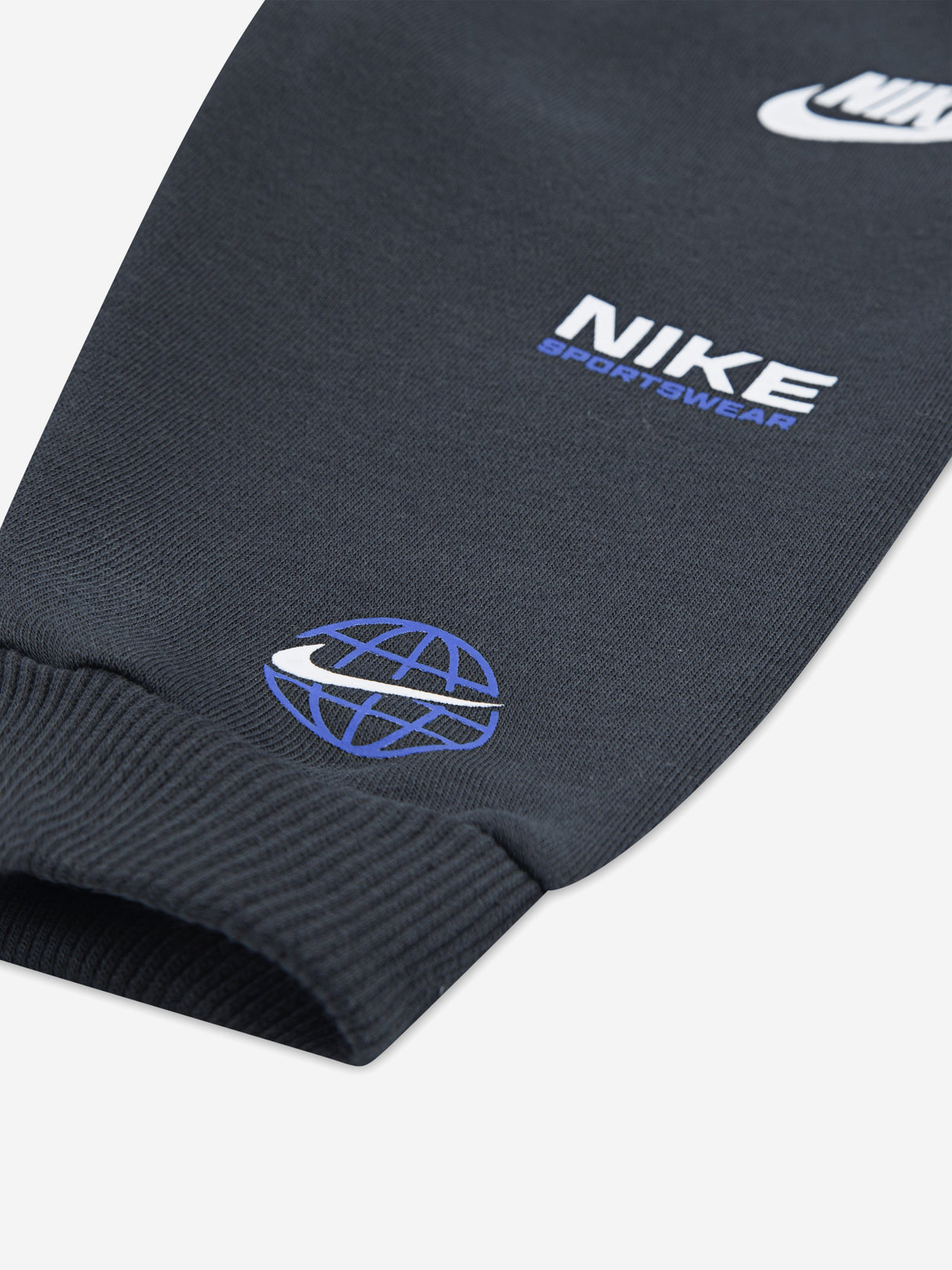 Nike Boys NSW Fleece Tracksuit in Grey