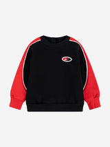 Nike Kids Logo Fleece Tracksuit in Black