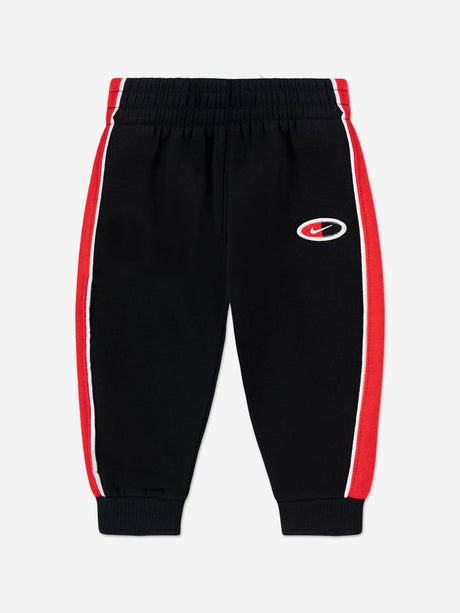 Nike Kids Logo Fleece Tracksuit in Black