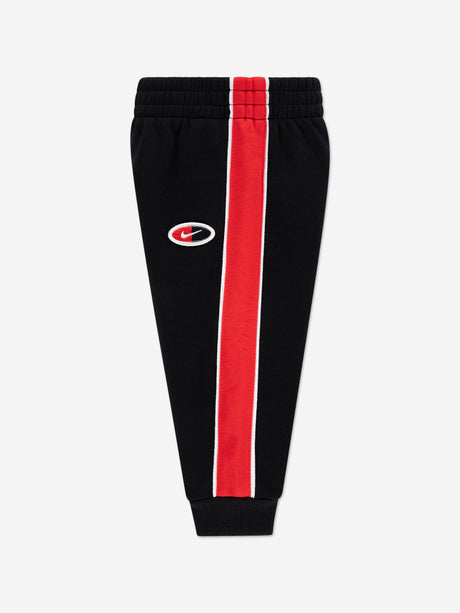 Nike Kids Logo Fleece Tracksuit in Black
