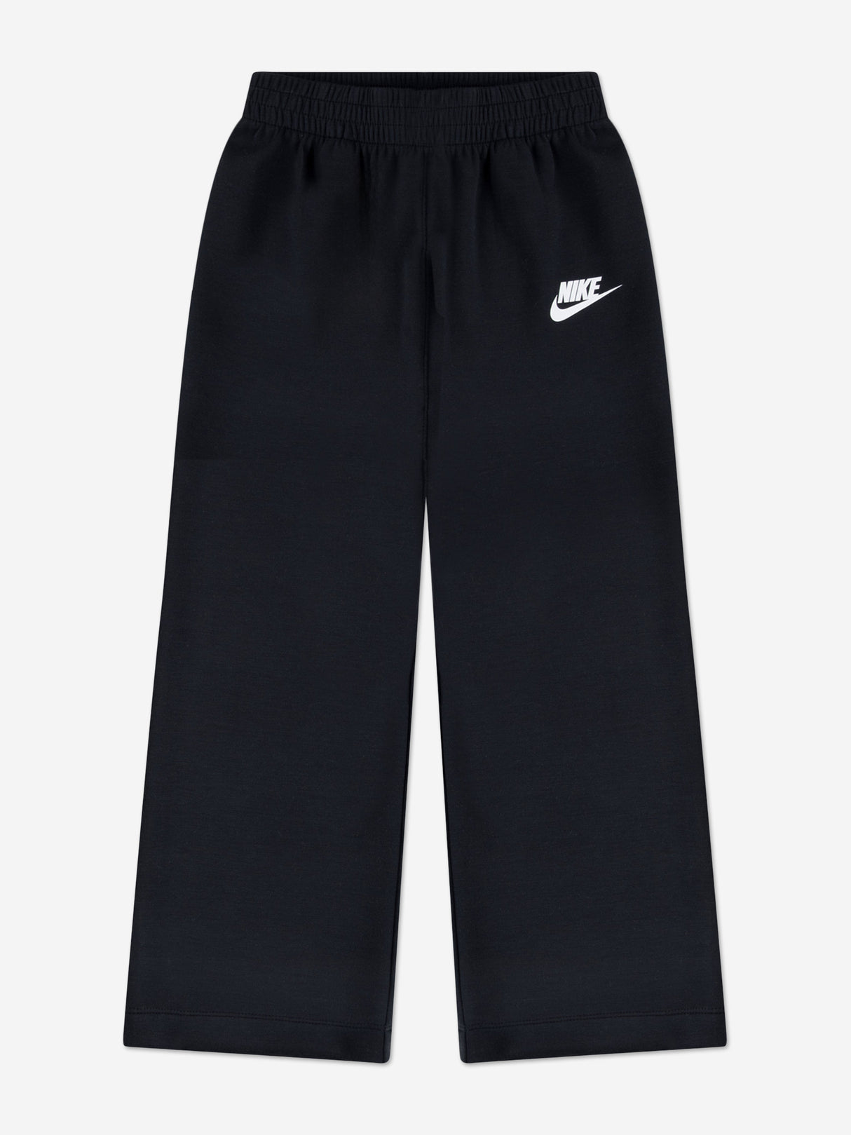 Nike Girls Crew Wide Leg Tracksuit in Black