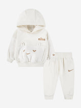 Nike Baby Cozy Comfort Hoody Tracksuit in Ivory