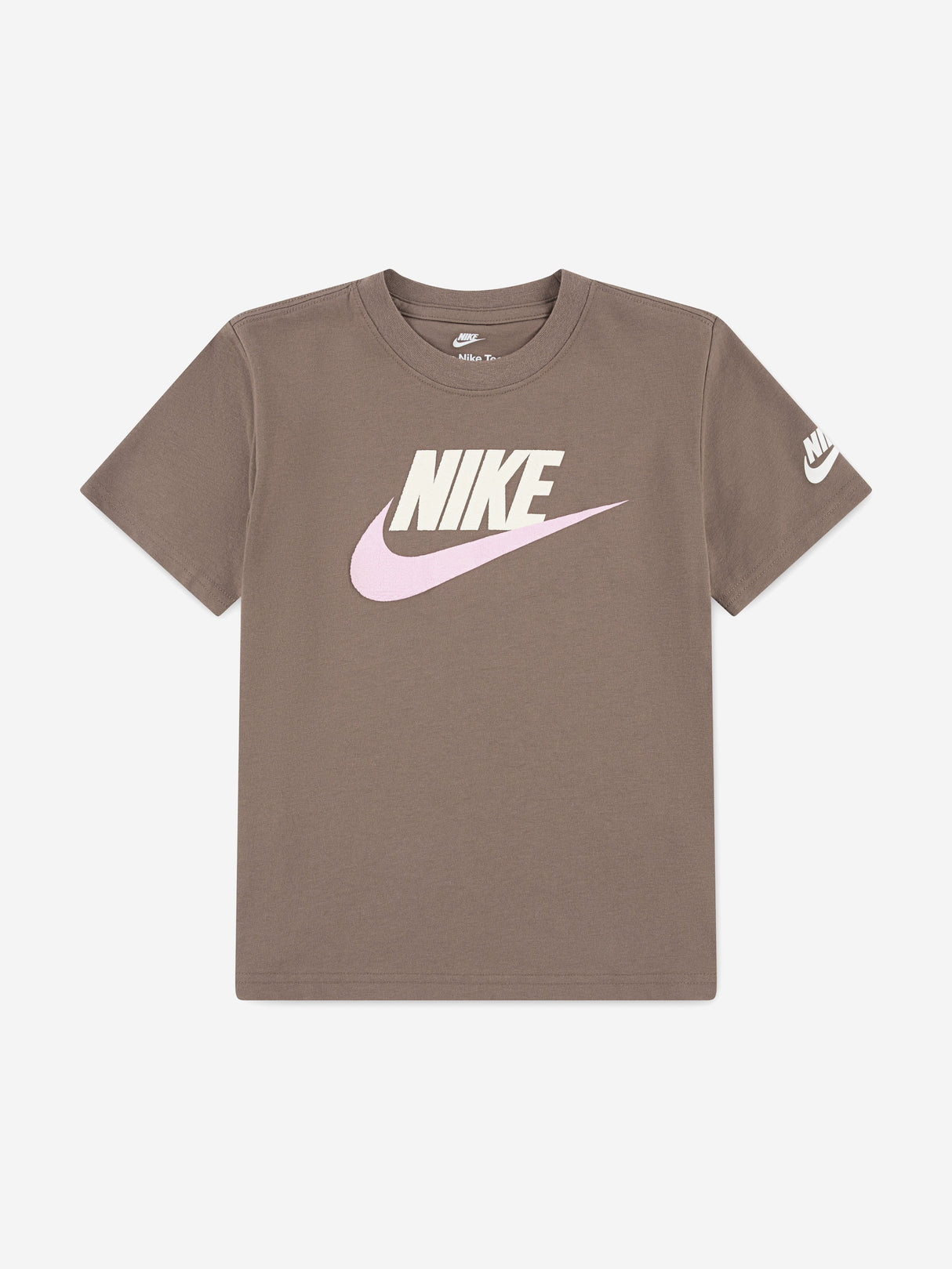 Nike Kids Club Family Knit Top in Brown