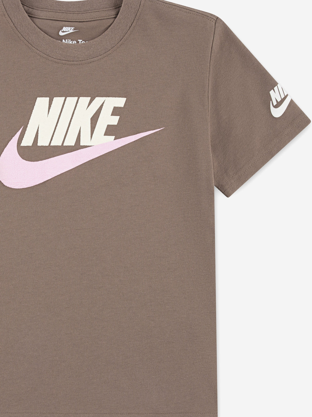 Nike Kids Club Family Knit Top in Brown