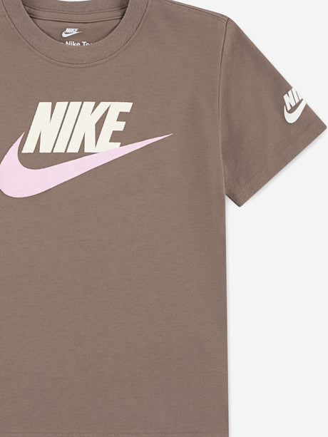 Nike Kids Club Family Knit Top in Brown