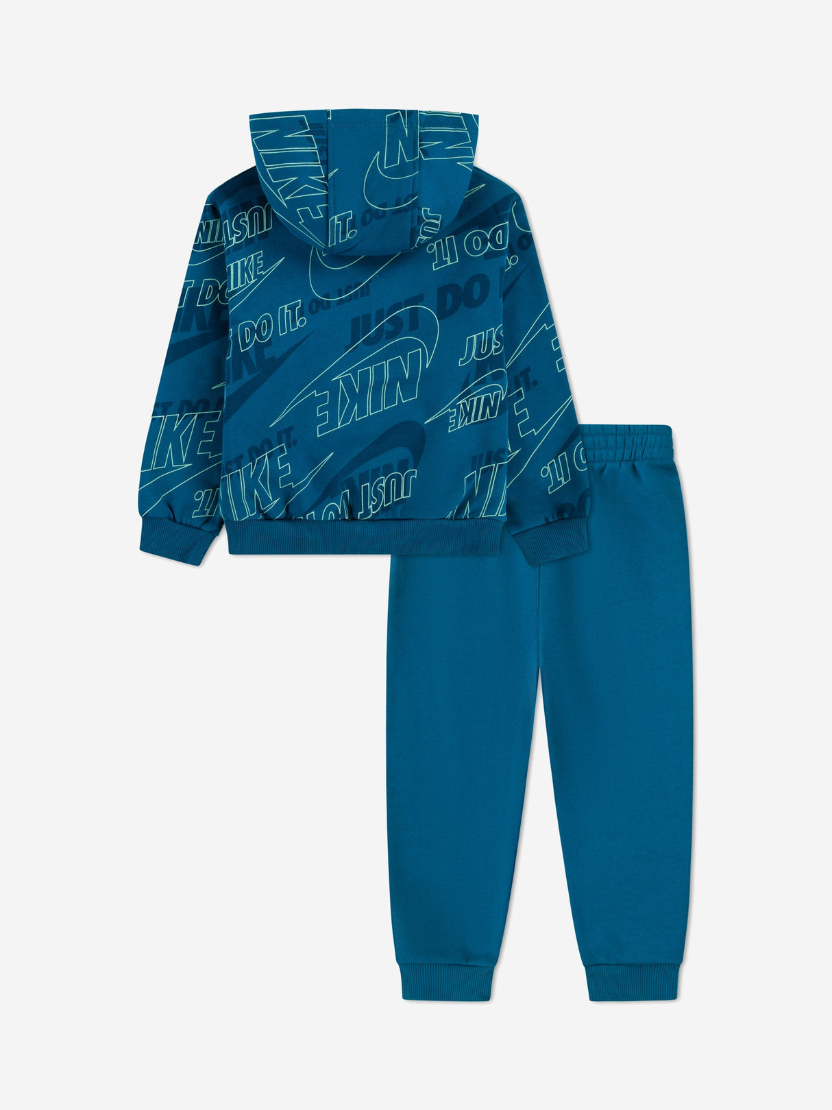 Nike Kids NSW GWM Light Weight Fleece Tracksuit in Blue