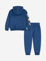 Nike Kids PO Fleece Tracksuit in Blue