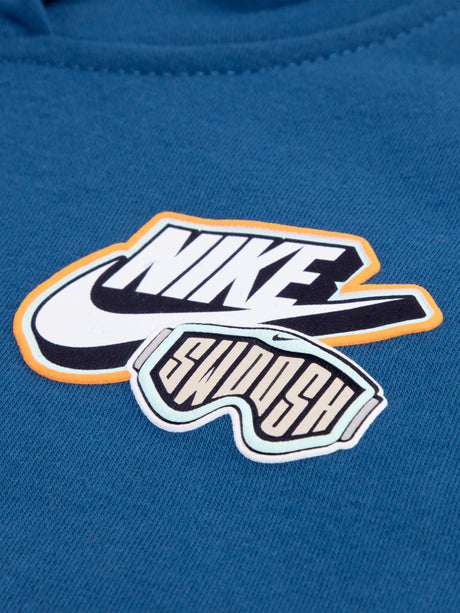 Nike Kids PO Fleece Tracksuit in Blue