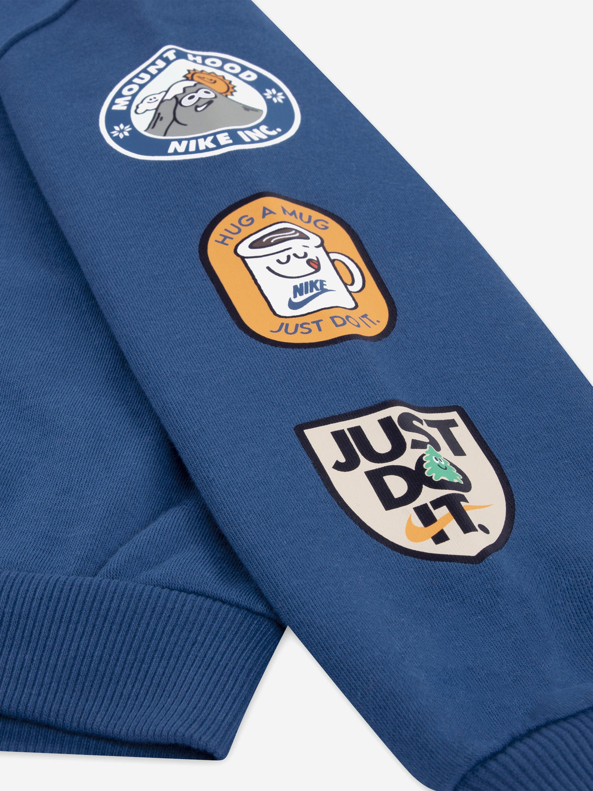 Nike Kids PO Fleece Tracksuit in Blue