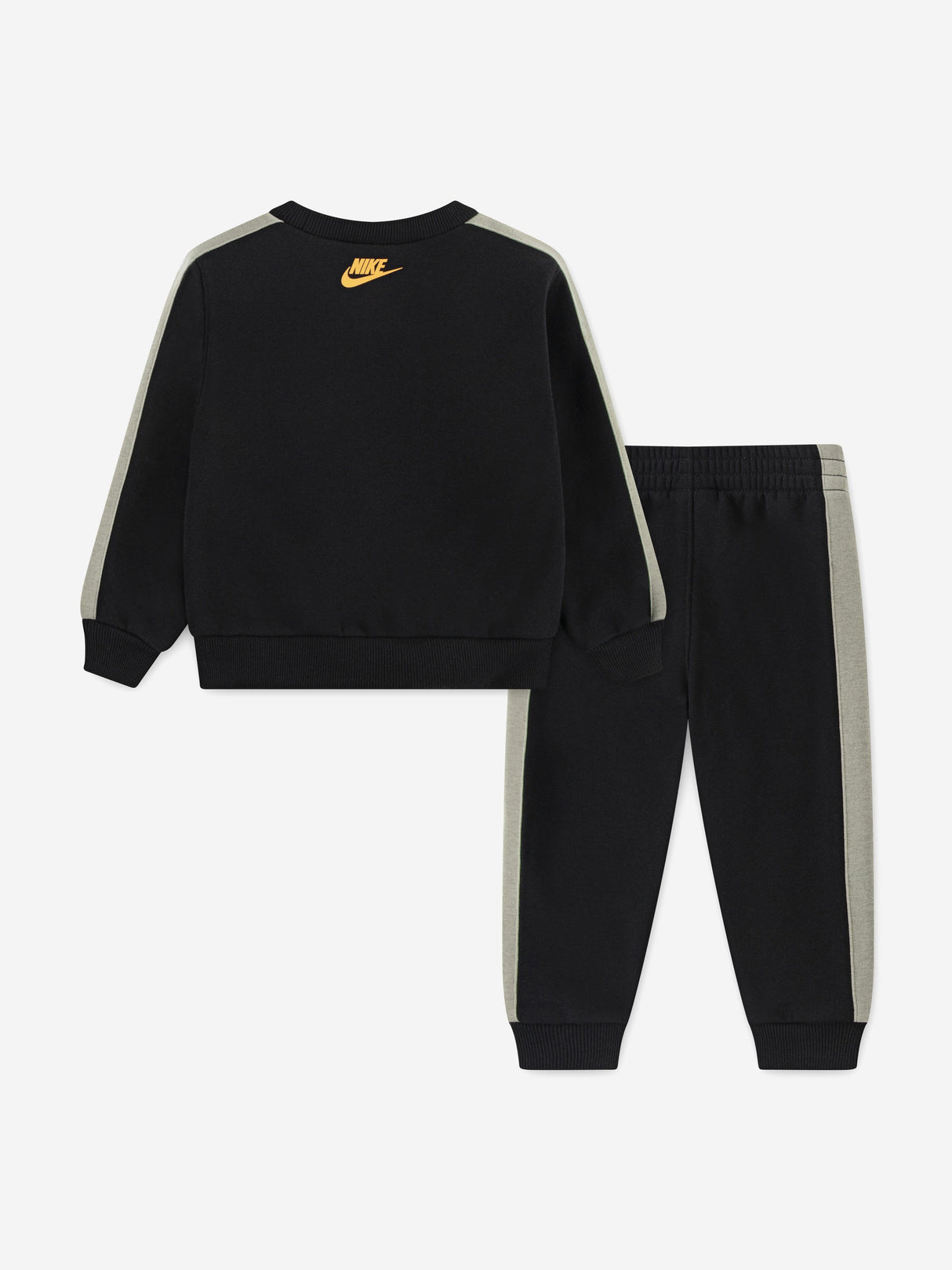Nike Kids Fleece Logo Tracksuit in Black