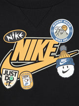 Nike Kids Fleece Logo Tracksuit in Black