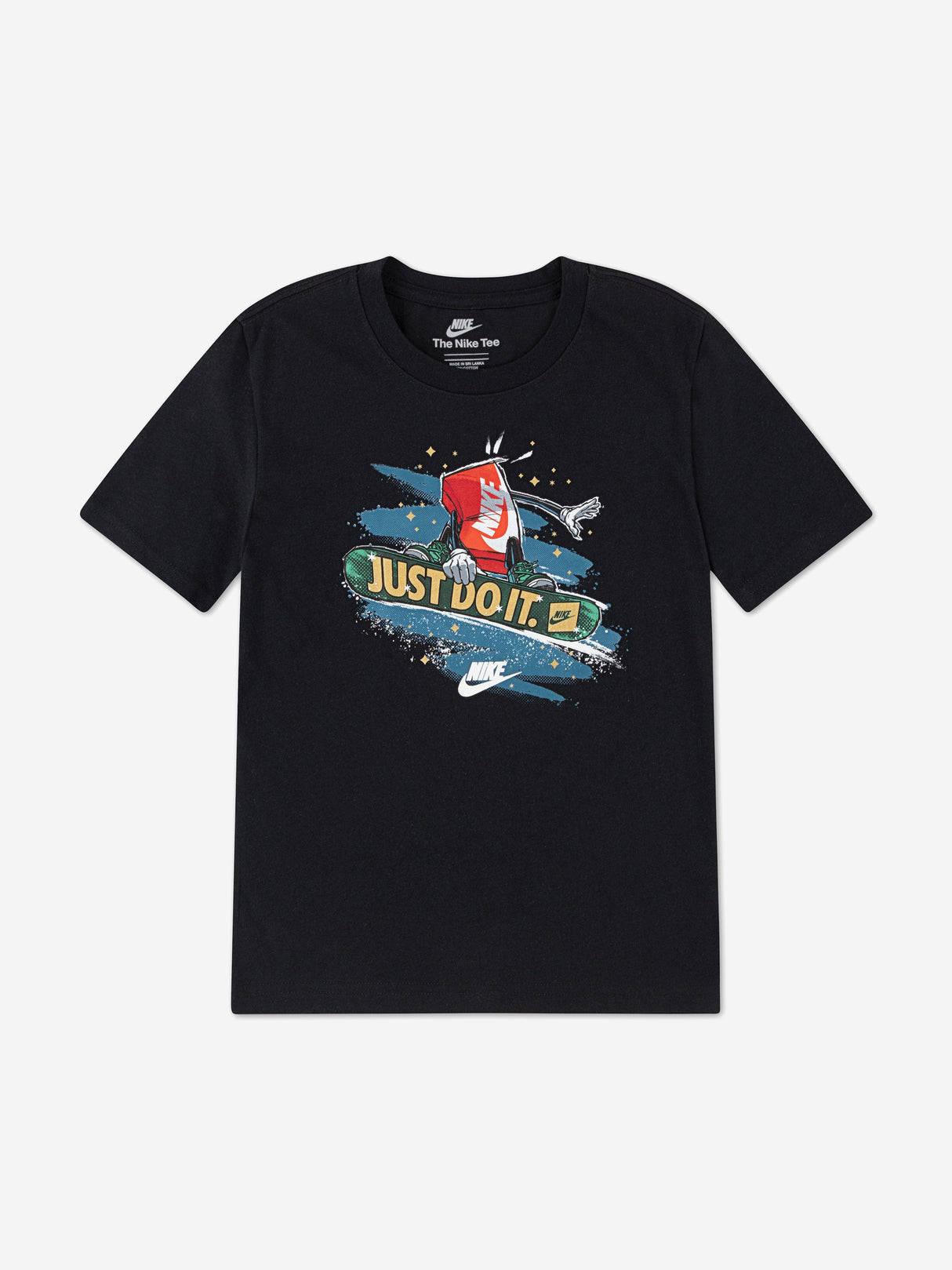 Nike Boys Snowboard Boxy T-Shirt in Black