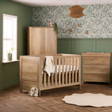 Obaby Nika 3 Piece Nursery Room Set, Oak