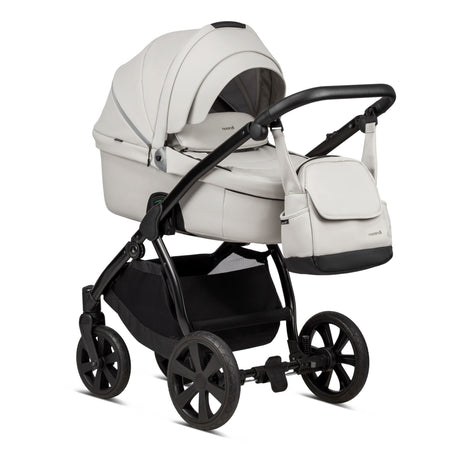 Noordi Fjordi V1 Leather 3in1 with Joie i-Snug 2 Car Seat, Cloud