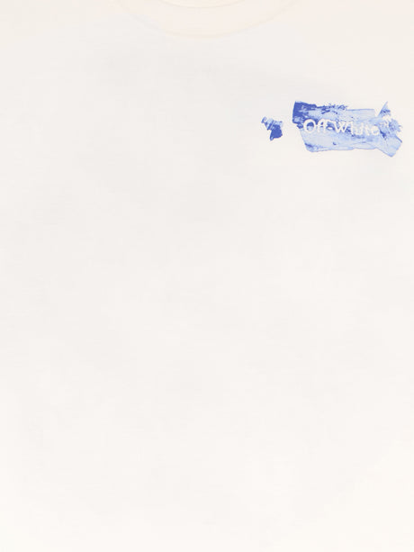 Off-White Boys Arrow Acrylic T-Shirt in White