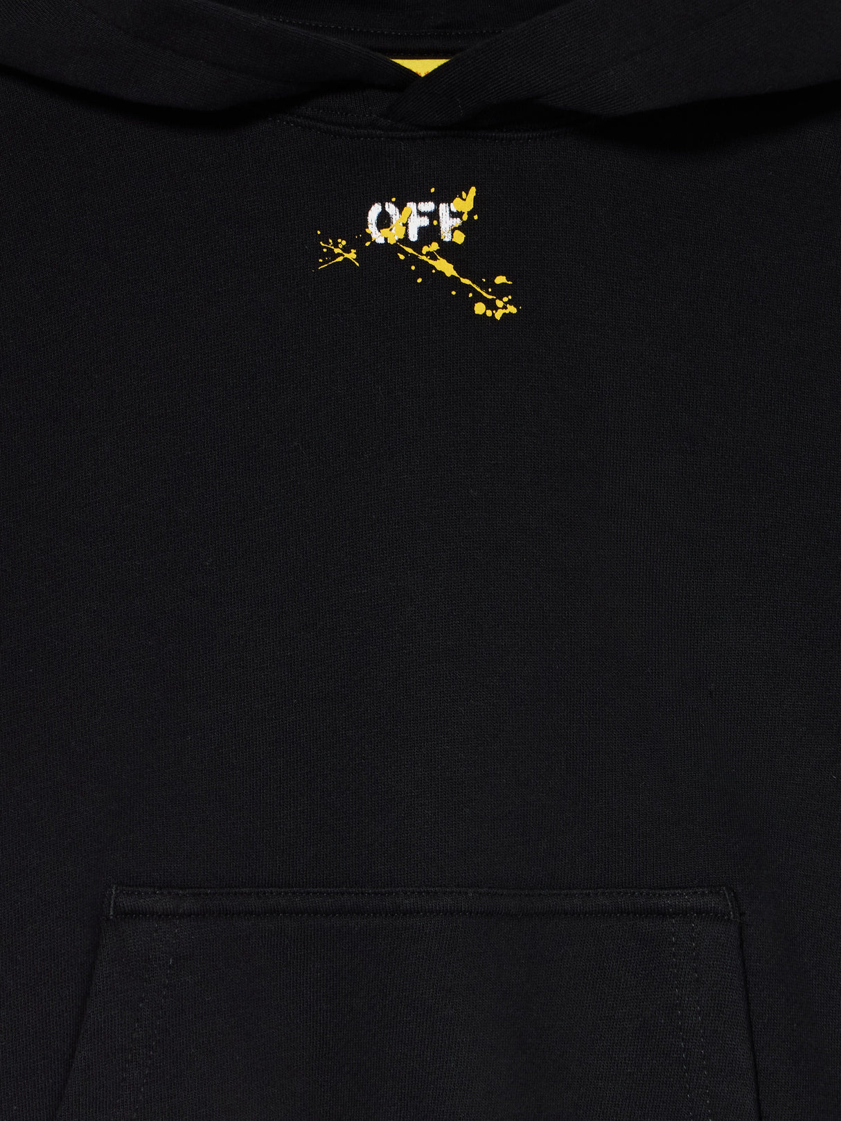 Off-White Kids Diagonal Splat Hoodie in Black