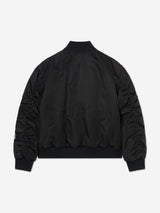 Off-White Kids Bookish Diagonal Bomber Jacket in Black