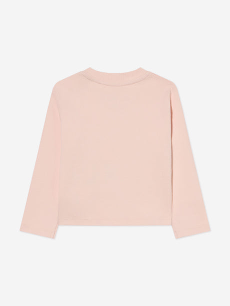 Off-White Baby Girls Off Stamp Long Sleeve T-Shirt in Pink