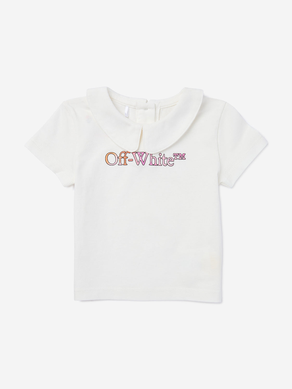 Off-White Baby Girls Bookish Watercolour T-Shirt in White