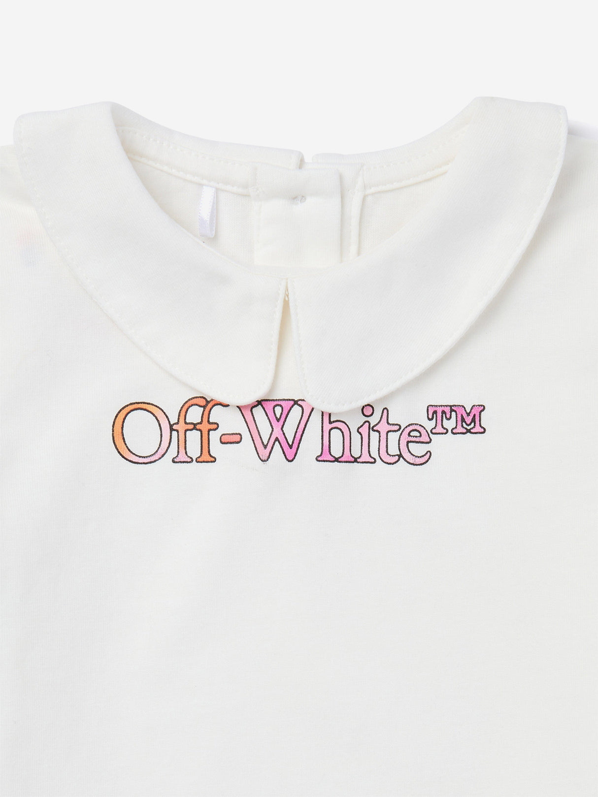 Off-White Baby Girls Bookish Watercolour T-Shirt in White
