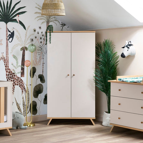 Obaby Thea 3 Piece Nursery Room Set, Latte