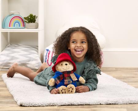 Rainbow Designs Large Commemorative Paddington Bear Teddy with Scarf, 23.5 cm